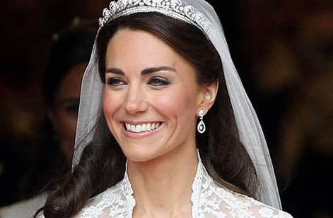 Kate Middleton during the royal wedding